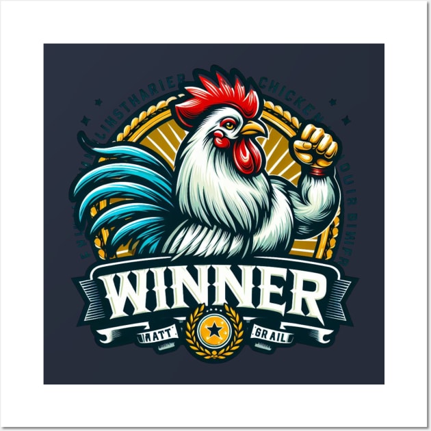 Winner Winner Chicken Dinner Wall Art by BukovskyART